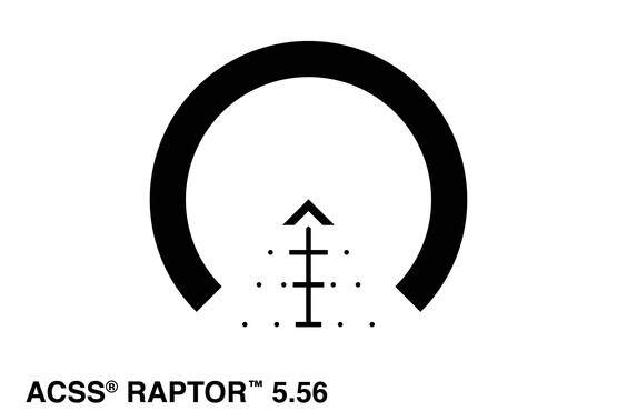 Primary Arms 1-6x24mm First Focal Plane glass etched ACSS Raptor 5.56 Reticle - No illumination